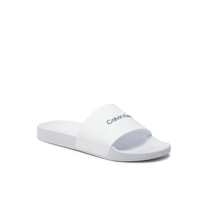 Calvin Klein Homme Mules Blanches Printemps Été 2023