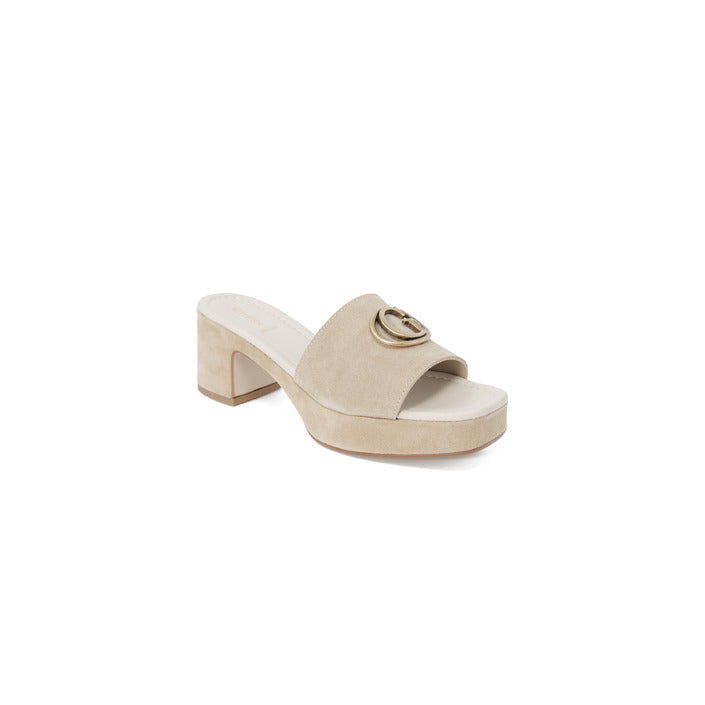 Guess Femme Sandales Beige à Plateforme Printemps Été