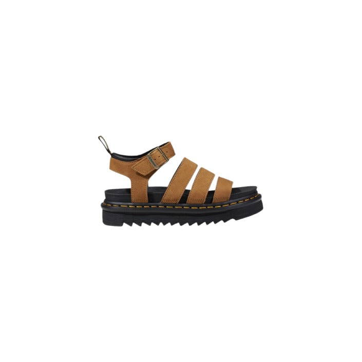 Dr. Martens Femme Sandales Beige En Cuir Printemps Été