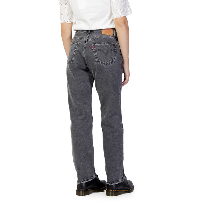 Levi's Femme Jeans Noir Monochrome Pour Automne Hiver