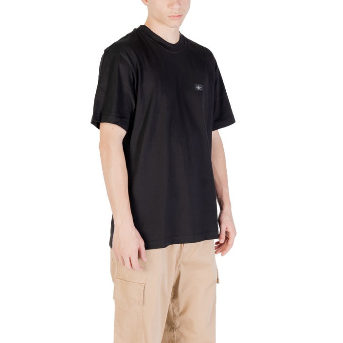 Calvin Klein Jeans Homme T-Shirts Noir À Manches Courtes