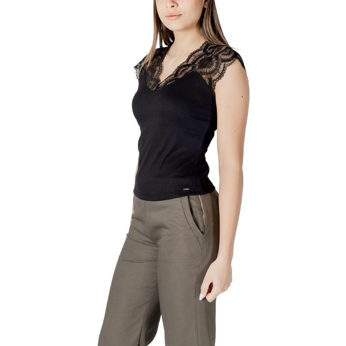 Morgan De Toi Femme Tops Sans Manches Noir En V