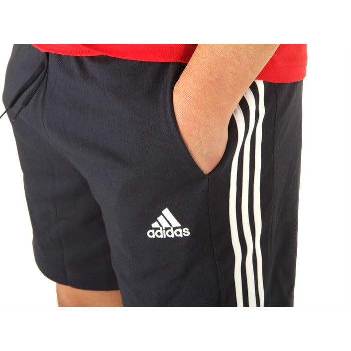 Adidas Homme Bermudas Bleu Printemps Été Poches Frontales