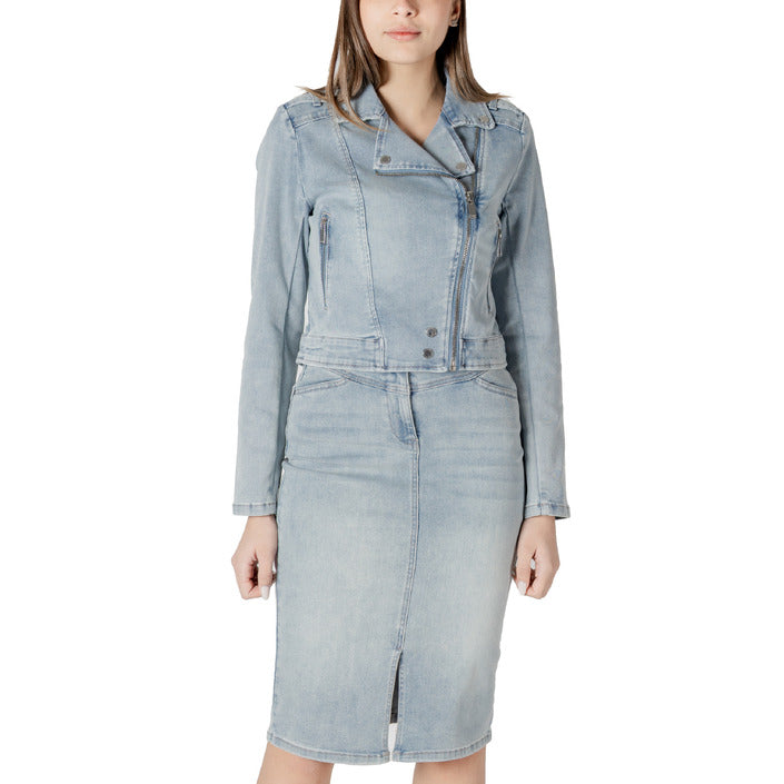 Morgan De Toi Femme Vestes Bleu Azur Printemps Été