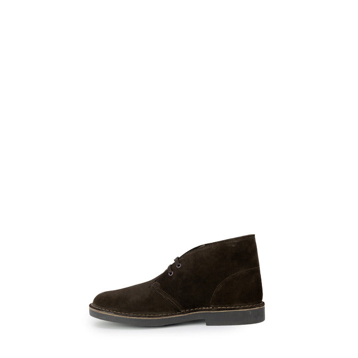 Clarks Homme Bottes en Cuir Marron pour Automne Hiver