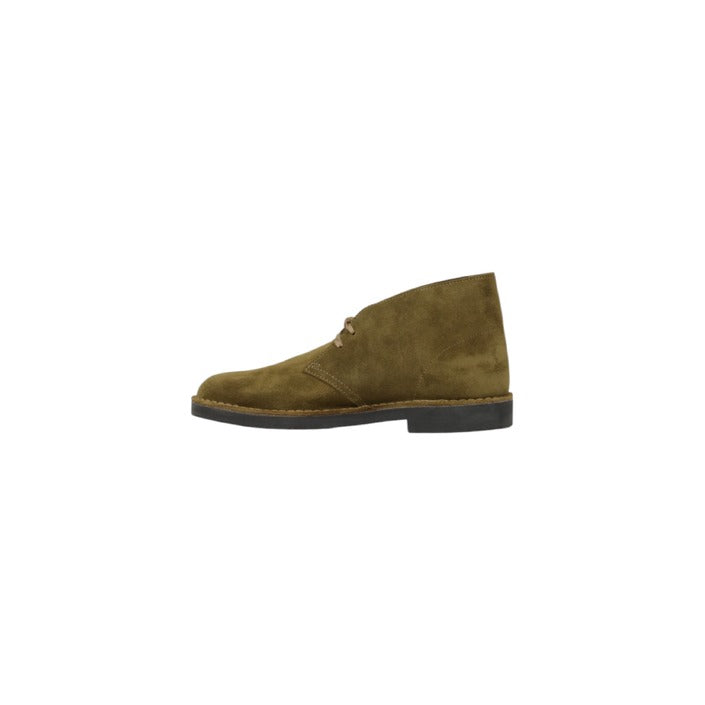 Clarks Homme Bottes en Cuir Vert pour Printemps Été