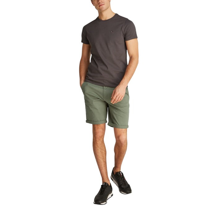 Tommy Hilfiger Jeans Homme Bermudas Vert Printemps Été