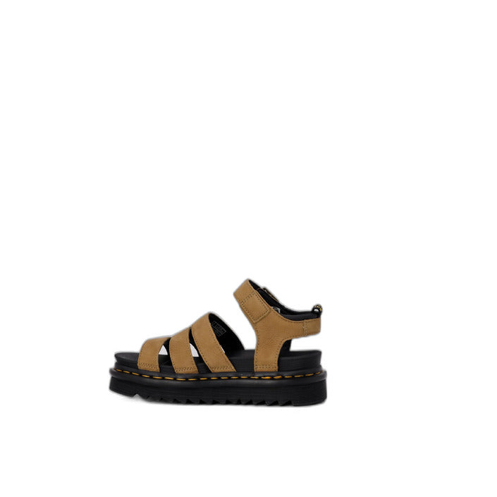 Dr. Martens Femme Sandales Beige En Cuir Printemps Été