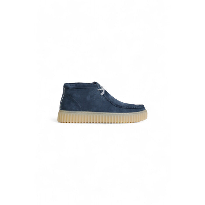 Clarks Homme Schuhe Derbies Cuir Bleu Automne Hiver