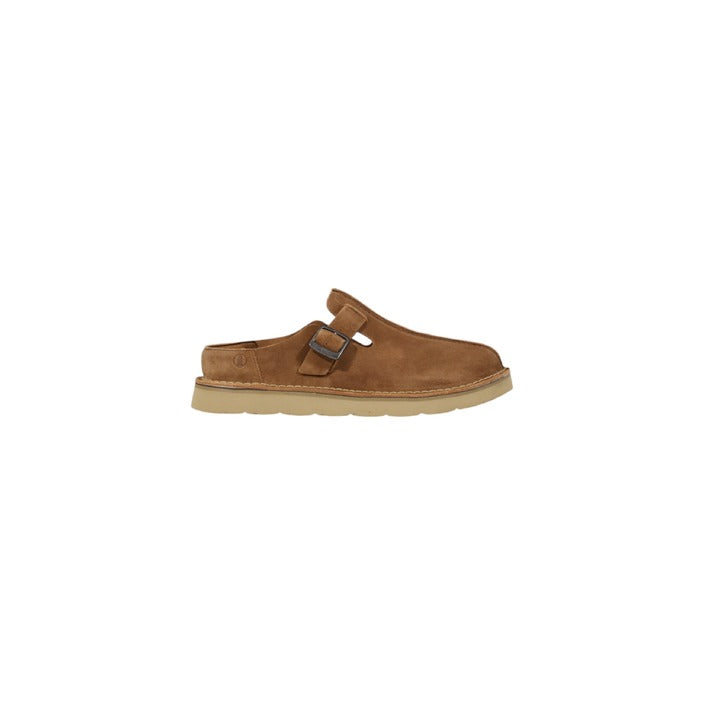 Clarks Homme Mules Beige en Cuir pour Printemps Été