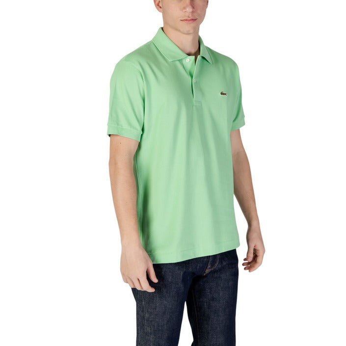 Lacoste Homme Polo Vert En Coton Pour Printemps Été