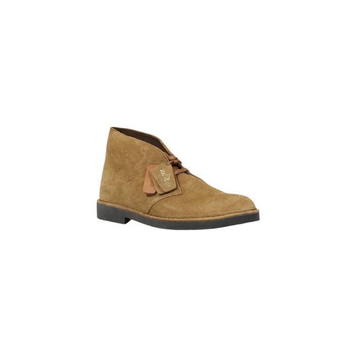 Clarks Homme Bottes Cuir Beige Printemps Été