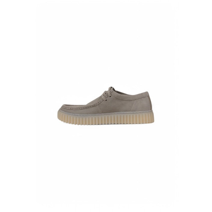 Clarks Homme Schuhe Derbies Cuir Gris Printemps Été