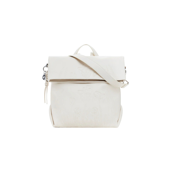 Desigual Femme Sacs Élégants Printemps Été Blanc