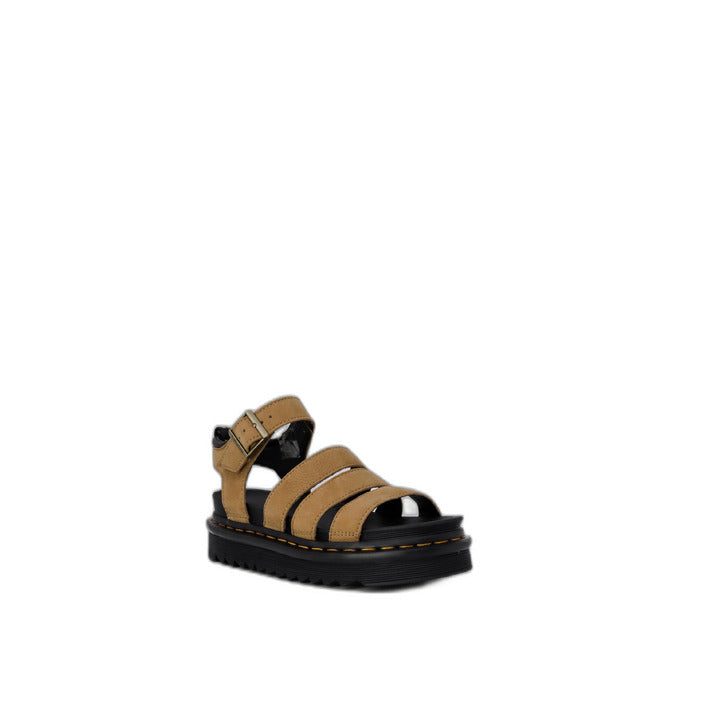 Dr. Martens Femme Sandales Beige En Cuir Printemps Été
