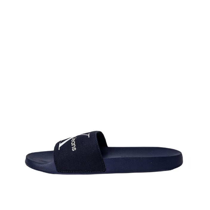 Calvin Klein Jeans Homme Mules Bleu Printemps Été