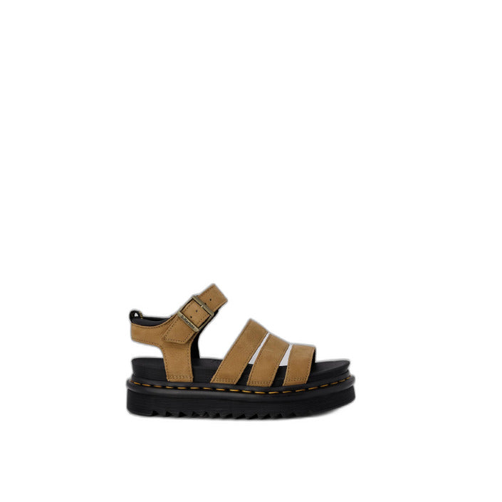 Dr. Martens Femme Sandales Beige En Cuir Printemps Été