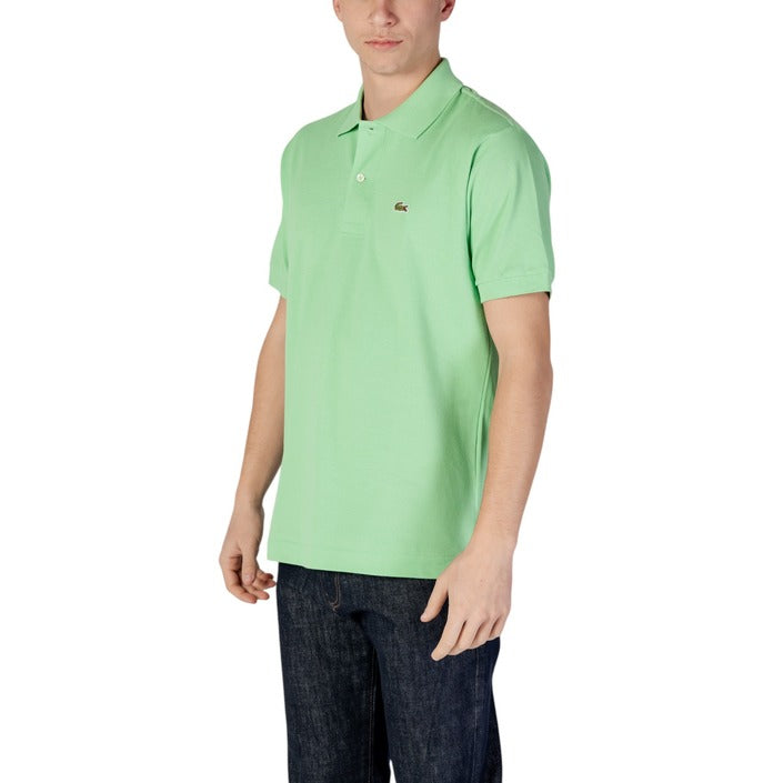 Lacoste Homme Polo Vert En Coton Pour Printemps Été