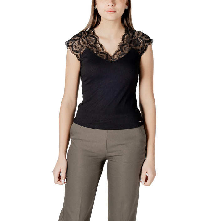 Morgan De Toi Femme Tops Sans Manches Noir En V