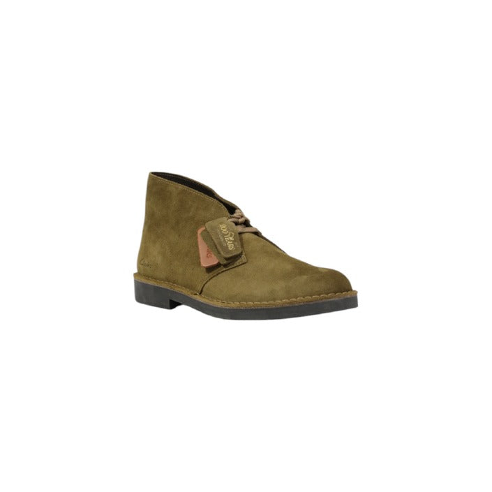Clarks Homme Bottes en Cuir Vert pour Printemps Été