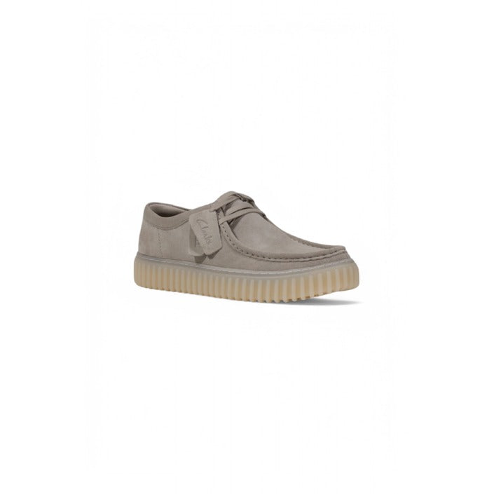 Clarks Homme Schuhe Derbies Cuir Gris Printemps Été