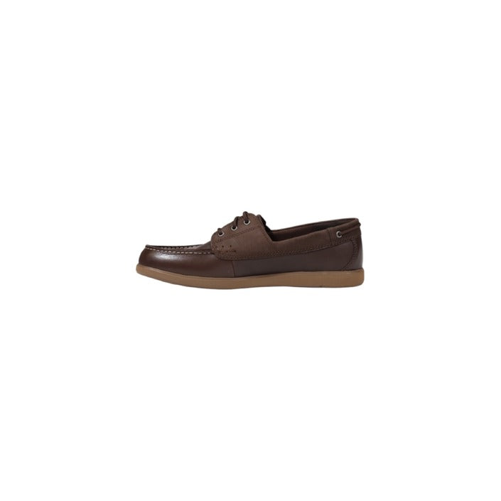 Clarks Homme Mocassins Cuir Marron Printemps Été