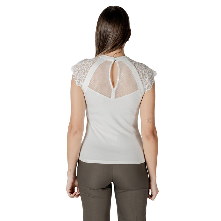 Morgan De Toi Femme Blouse Élégante Sans Manches Blanc