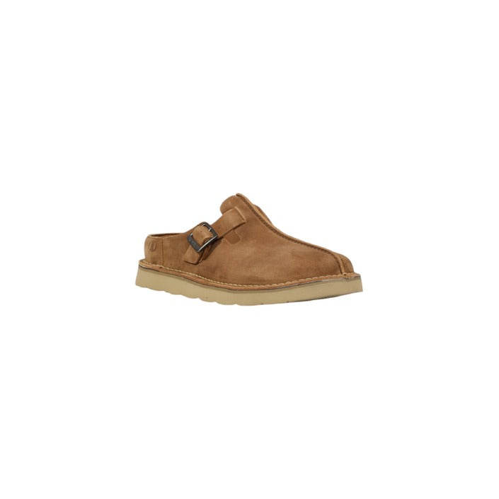 Clarks Homme Mules Beige en Cuir pour Printemps Été