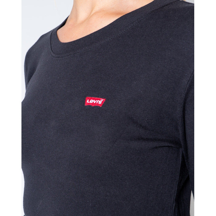 T-Shirt à Manches Longues Levi's pour Femme en Noir