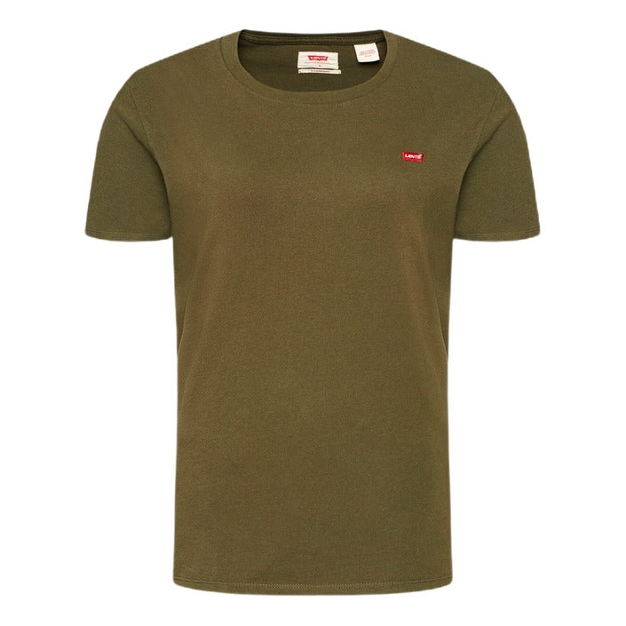 T-Shirt Levi's Vert Monochrome pour Homme