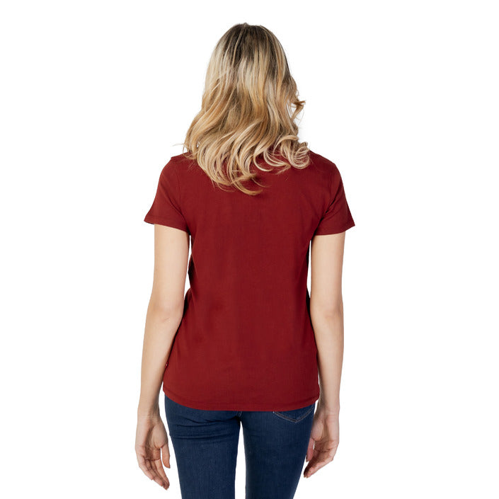 T-Shirt Bordeaux à Imprimé pour Femme - Levi's