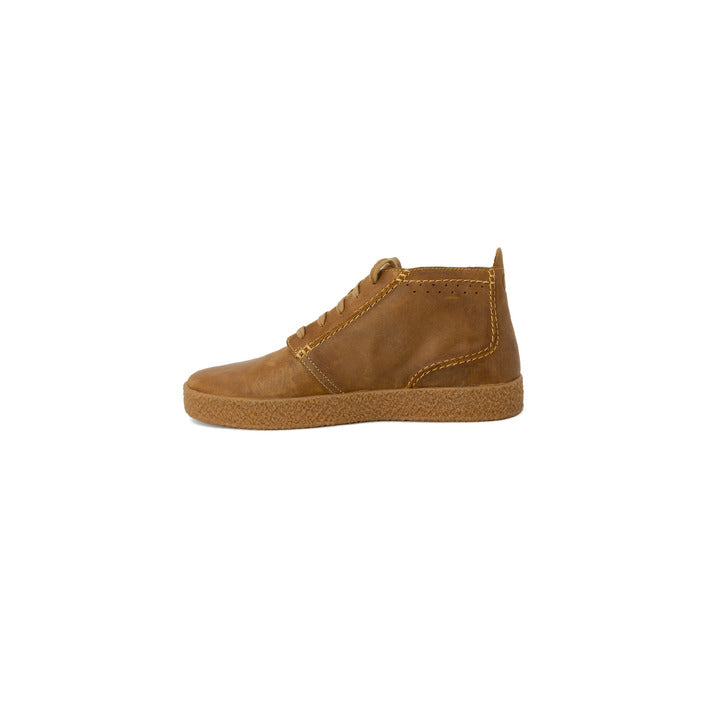 Bottes en cuir beige pour homme Clarks STREETHILL MID