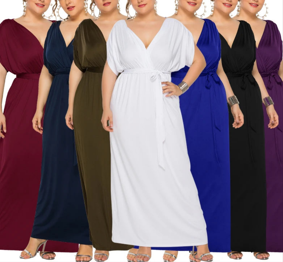 Robe Longue Chic & Envoûtante - 7 Couleurs à Choisir