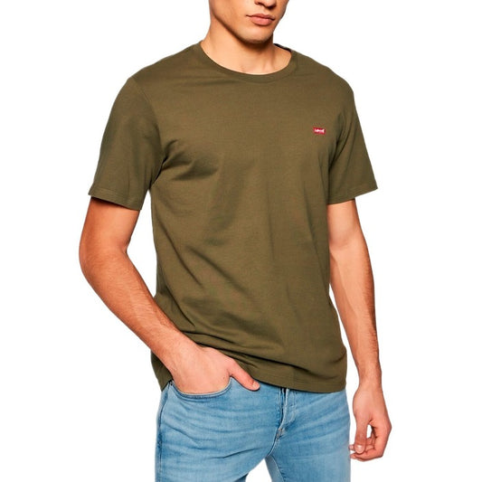 T-Shirt Levi's Vert Monochrome pour Homme