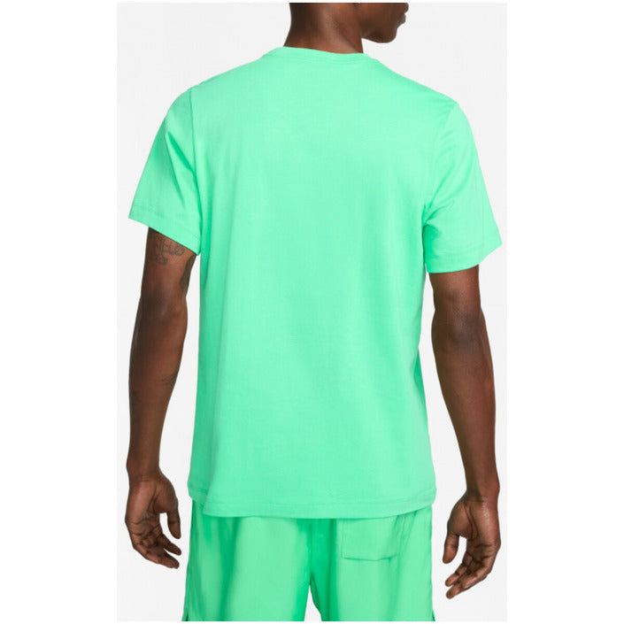 T-Shirts Nike pour Homme en Coton Vert