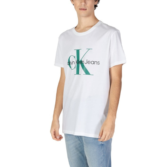 T-Shirts Blancs pour Hommes Calvin Klein Jeans