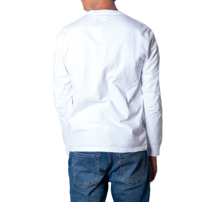 T-Shirt Longue Manche Levi's pour Homme - Blanc Automne/Hiver