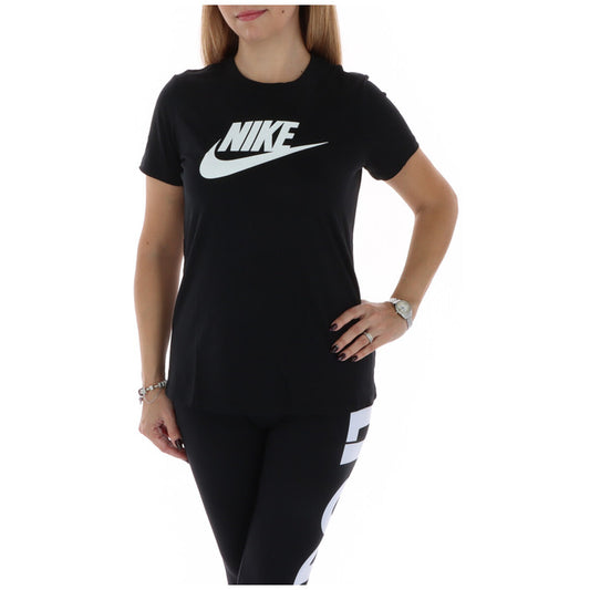 T-shirt Femme Nike en Coton Noir