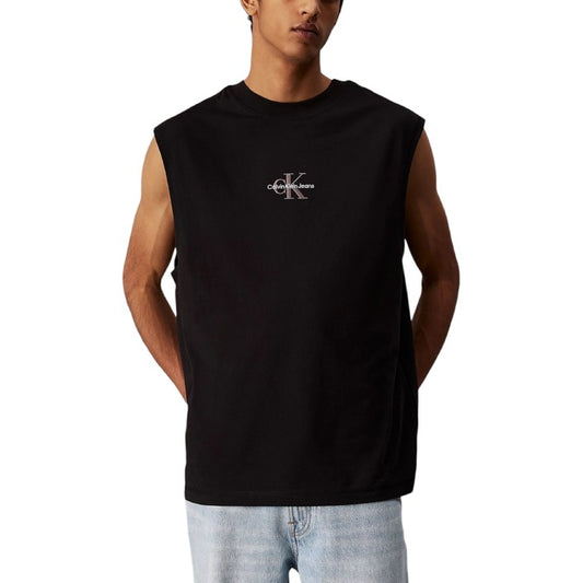 Calvin Klein Jeans Homme Debardeurs Noir Sans Manches