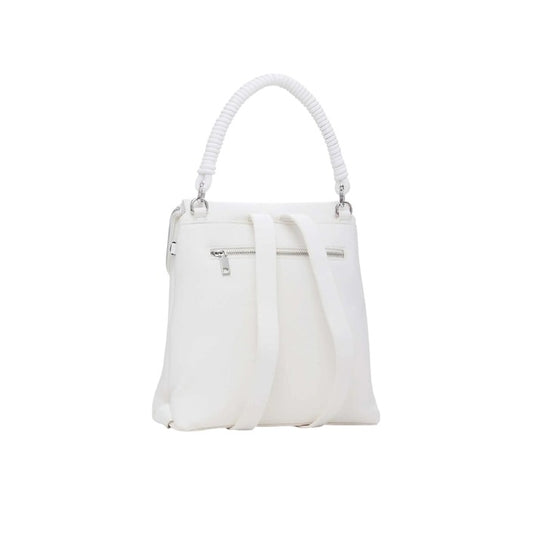 Desigual Femme Sacs Élégants Blancs Printemps Été