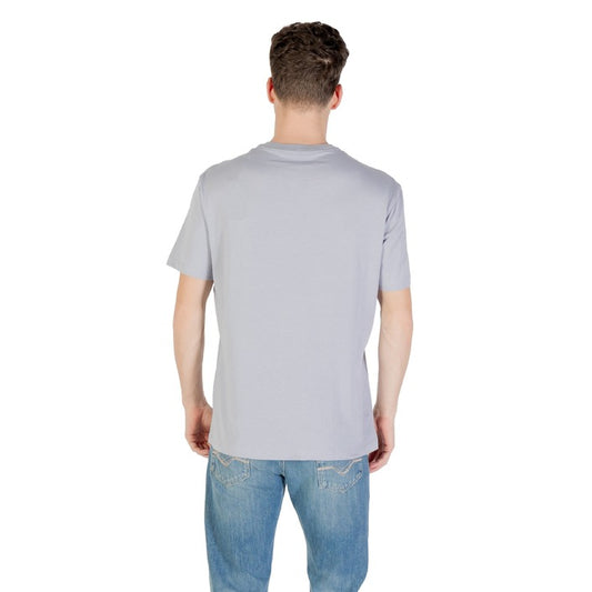 Armani Exchange Homme T-Shirts Violet Monochrome Été